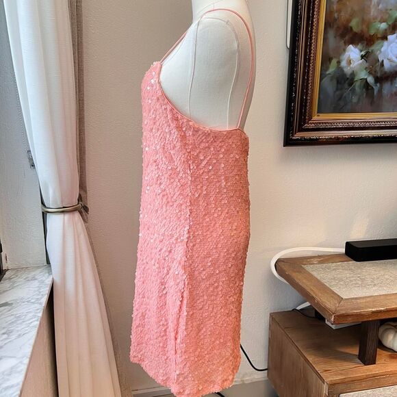 WAYF Sequin Slip Mini Dress – Size Small (Fits Like Medium) - Picture 3 of 6